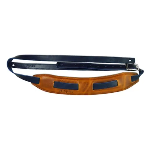 Souldier Saddle Strap - Navy/Tan — ģitāras siksna Souldier Saddle Strap - Navy/Tan — ģitāras siksna