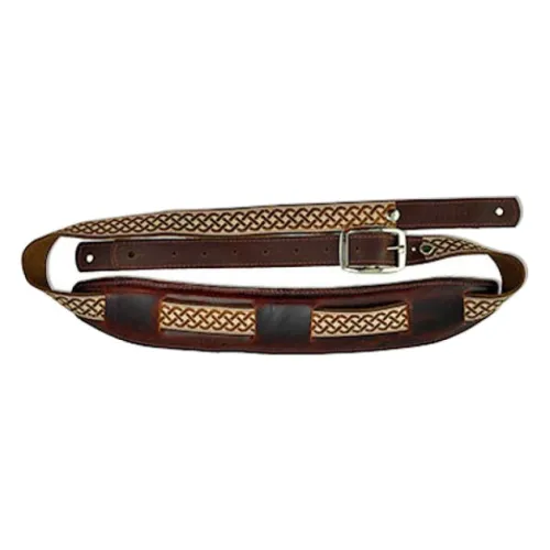 Souldier Saddle Strap - Celtic Knot - Natural — ģitāras siksna Souldier Saddle Strap - Celtic Knot - Natural — ģitāras siksna