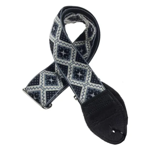 Souldier Rustic - Black — ģitāras siksna Souldier Rustic - Black — ģitāras siksna