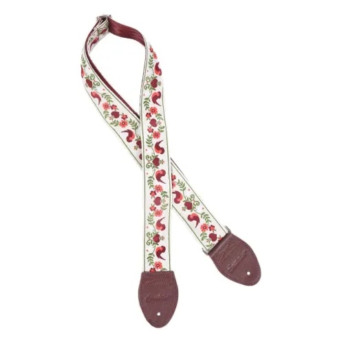 Souldier Lovebirds White — ģitāras siksna Souldier Lovebirds White — ģitāras siksna