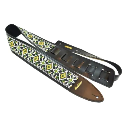 Souldier Torpedo San Quentin Cash - Green/Gold — ģitāras siksna Souldier Torpedo San Quentin Cash - Green/Gold — ģitāras siksna