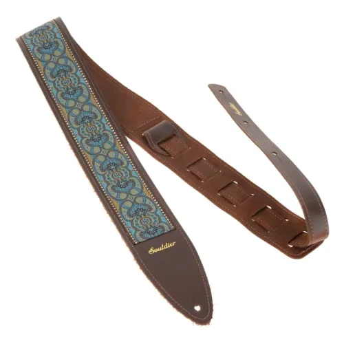 Souldier Torpedo Arabesque - Turquoise — ģitāras siksna Souldier Torpedo Arabesque - Turquoise — ģitāras siksna