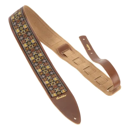 Souldier Torpedo Woodstock - Gold — ģitāras siksna Souldier Torpedo Woodstock - Gold — ģitāras siksna
