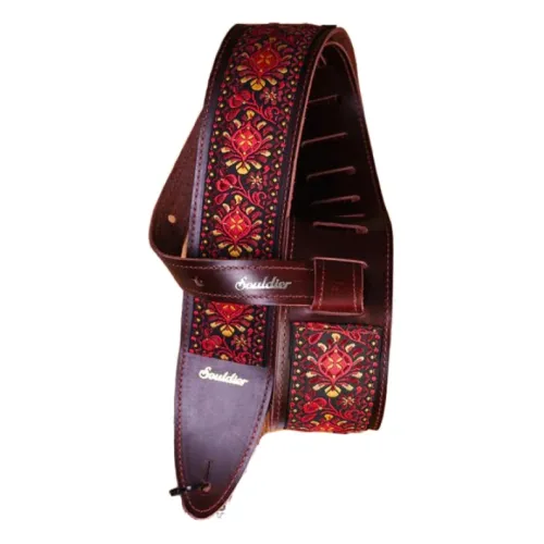 Souldier Torpedo Hendrix- Maroon — ģitāras siksna Souldier Torpedo Hendrix- Maroon — ģitāras siksna