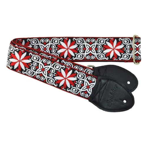 Souldier Dresden Star - Red — ģitāras siksna Souldier Dresden Star - Red — ģitāras siksna