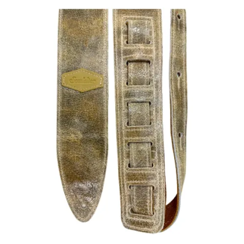 Souldier Distressed Bass - Old Gold — basģitāras siksna Souldier Distressed Bass - Old Gold — basģitāras siksna
