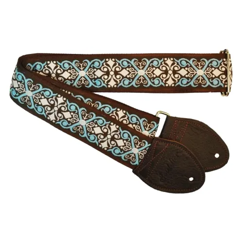 Souldier Constantine - Turquoise/Brown — ģitāras siksna Souldier Constantine - Turquoise/Brown — ģitāras siksna