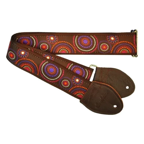 Souldier Crop Circles Brown — ģitāras siksna Souldier Crop Circles Brown — ģitāras siksna