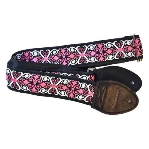 Souldier Constantine - Black/White/Pink — ģitāras siksna Souldier Constantine - Black/White/Pink — ģitāras siksna