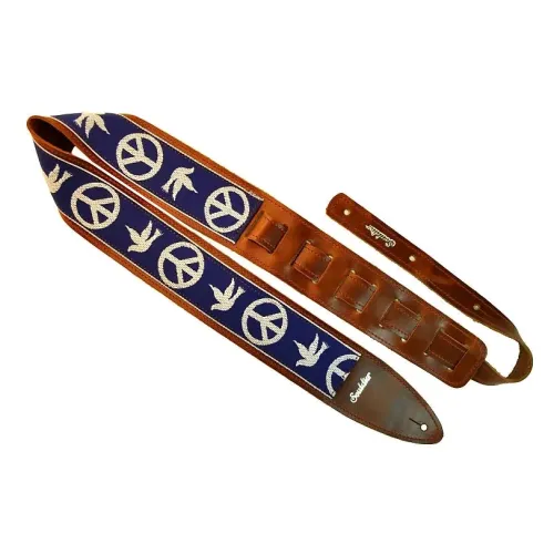 Souldier Torpedo Peace Dove - Blue — ģitāras siksna Souldier Torpedo Peace Dove - Blue — ģitāras siksna