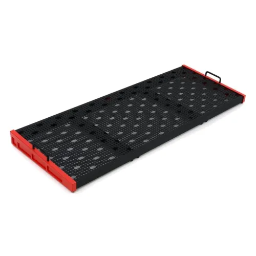 Temple Audio TRIO-43 Pedalboard - Temple Red — pedāļu dēlis Temple Audio TRIO-43 Pedalboard - Temple Red — pedāļu dēlis