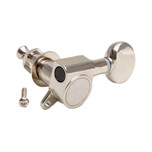 Kluson Modern Roundback Oval 3+3 Nickel stīgu spriegotāji Kluson Modern Roundback Oval 3+3 Nickel stīgu spriegotāji