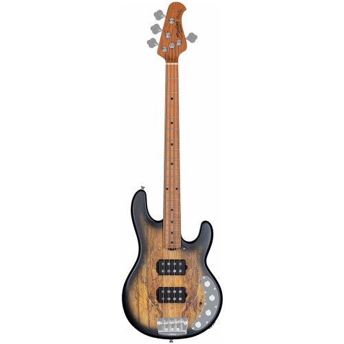 Sterling By Music Man StingRay RAY34HHSM Natural Burl Satin basģitāra Sterling By Music Man StingRay RAY34HHSM Natural Burl Satin basģitāra