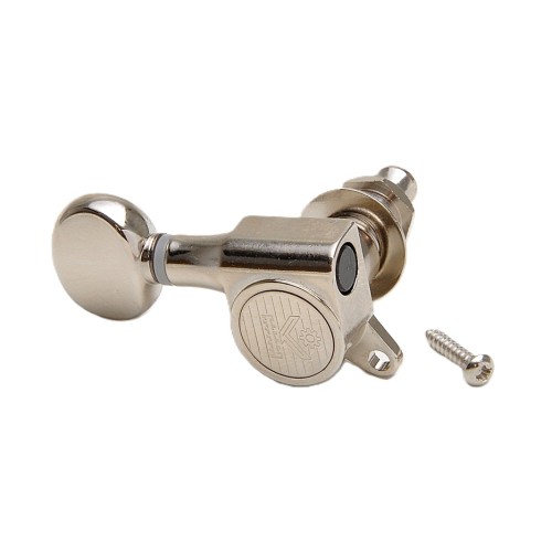 Kluson Modern Roundback Oval 6R Nickel stīgu spriegotāji Kluson Modern Roundback Oval 6R Nickel stīgu spriegotāji
