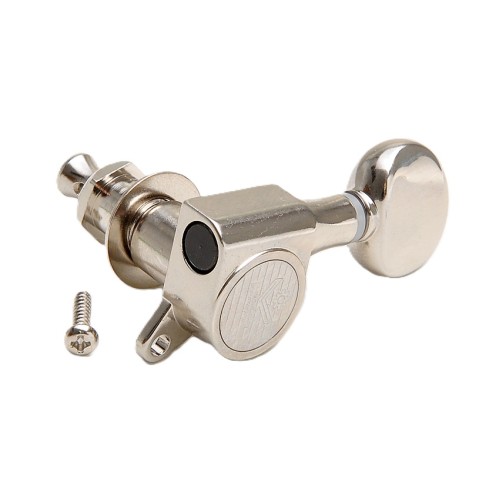 Kluson Modern Roundback Oval 6L Nickel stīgu spriegotāji Kluson Modern Roundback Oval 6L Nickel stīgu spriegotāji