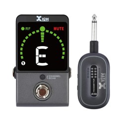 XVive P58 Digital Guitar Pedal Tuner bezvadu sistēma XVive P58 Digital Guitar Pedal Tuner bezvadu sistēma
