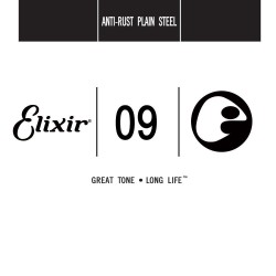Elixir 13009 Plain Single 009 stīga Elixir 13009 Plain Single 009 stīga