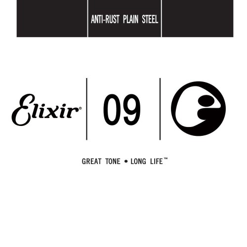 Elixir 13009 Plain Single 009 stīga Elixir 13009 Plain Single 009 stīga