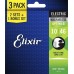 Elixir 16552 Electric Optiweb Light 10-46 3-pack stīgas Elixir 16552 Electric Optiweb Light 10-46 3-pack stīgas