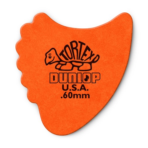 Dunlop Tortex Fin orange .60MM (72-BAG) mediatoru paka Dunlop Tortex Fin orange .60MM (72-BAG) mediatoru paka