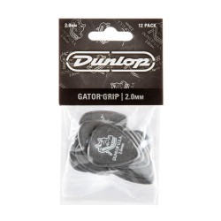 Dunlop Gator Grip picks 2.0MM (12-BAG) mediatoru paka Dunlop Gator Grip picks 2.0MM (12-BAG) mediatoru paka