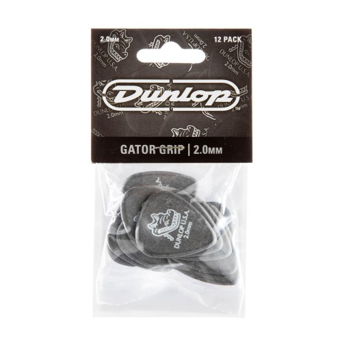 Dunlop Gator Grip picks 2.0MM (12-BAG) mediatoru paka Dunlop Gator Grip picks 2.0MM (12-BAG) mediatoru paka