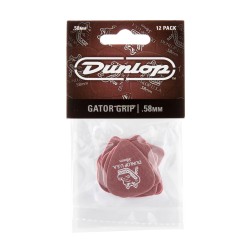 Dunlop Gator Grip picks .58MM (12-BAG) mediatoru paka Dunlop Gator Grip picks .58MM (12-BAG) mediatoru paka