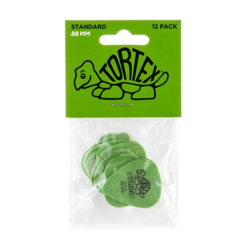 Dunlop Tortex Standard green .88MM (12-PACK) mediatoru paka Dunlop Tortex Standard green .88MM (12-PACK) mediatoru paka