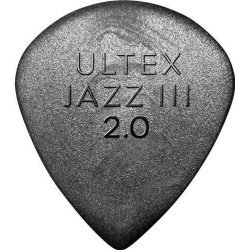 Dunlop Ultex JAZZ 3 picks 2.0MM (24-BAG) mediatoru paka Dunlop Ultex JAZZ 3 picks 2.0MM (24-BAG) mediatoru paka