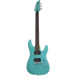 Schecter C-6 Deluxe Satin Aqua ģitāra