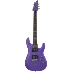 Schecter C-6 Deluxe Satin Dark Purple ģitāra
