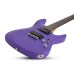 Schecter C-6 Deluxe Satin Dark Purple ģitāra