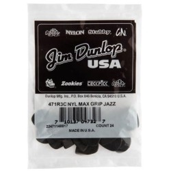 Dunlop 471R3C MAX GRIP JAZZ 3 CARBON (24-BAG) mediatoru paka