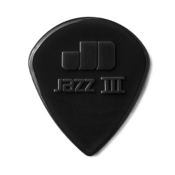 Dunlop 47R3S JAZZ 3 black stiffo picks (24-BAG) mediatoru paka