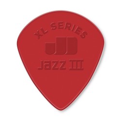 Dunlop 47RXLN nylon  JAZZ 3 RED XL guitar picks (24-BAG) mediatoru paka