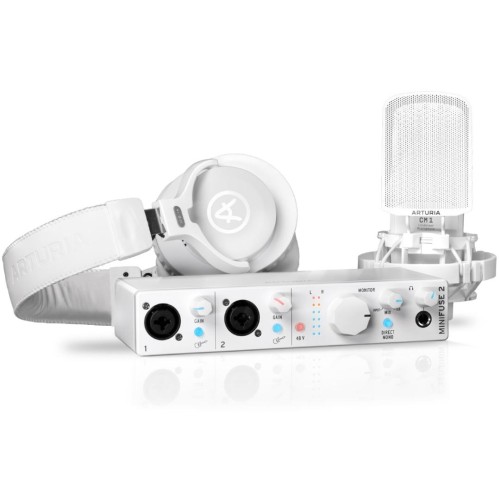Arturia MiniFuse Recording Pack White Arturia MiniFuse Recording Pack White