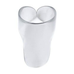 Dunlop 9033R clear plastic large fingerpicks (12-BAG) mediatoru paka
