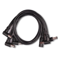 Mooer Power Daisy Chain Cable, 5 Plugs, angled kabelis Mooer Power Daisy Chain Cable, 5 Plugs, angled kabelis