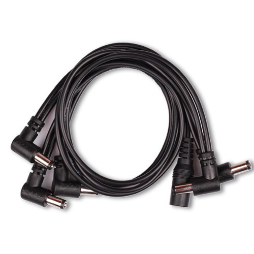 Mooer Power Daisy Chain Cable, 5 Plugs, angled kabelis Mooer Power Daisy Chain Cable, 5 Plugs, angled kabelis
