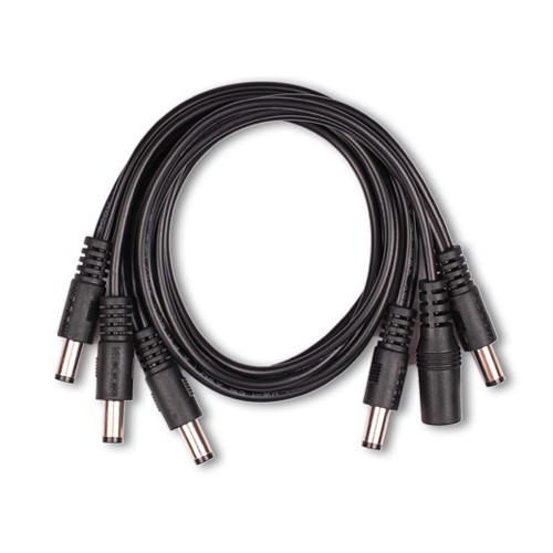 Mooer Power Daisy Chain Cable, 5 Plugs, straight kabelis Mooer Power Daisy Chain Cable, 5 Plugs, straight kabelis