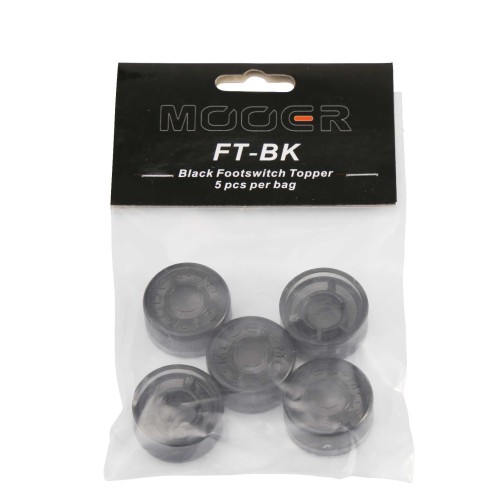 Mooer Candy Footswitch Topper, black, 5 pcs. pogas Mooer Candy Footswitch Topper, black, 5 pcs. pogas