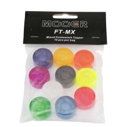 Mooer Candy Footswitch Topper, mixed colors, 10 pcs. pogas