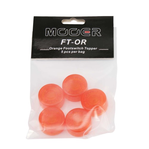 Mooer Candy Footswitch Topper, orange, 5 pcs. pogas Mooer Candy Footswitch Topper, orange, 5 pcs. pogas