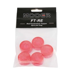 Mooer Candy Footswitch Topper, red, 5 pcs. pogas