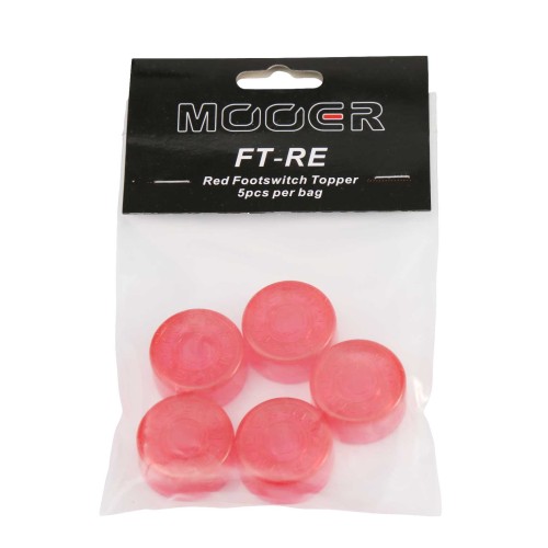Mooer Candy Footswitch Topper, red, 5 pcs. pogas Mooer Candy Footswitch Topper, red, 5 pcs. pogas