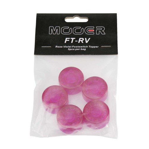 Mooer Candy Footswitch Topper, rose, 5 pcs. pogas Mooer Candy Footswitch Topper, rose, 5 pcs. pogas