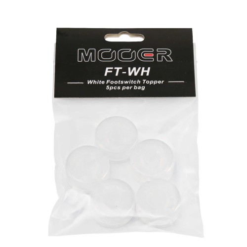 Mooer Candy Footswitch Topper, white, 5 pcs. pogas Mooer Candy Footswitch Topper, white, 5 pcs. pogas