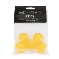 Mooer Candy Footswitch Topper, yellow, 5 pcs. pogas Mooer Candy Footswitch Topper, yellow, 5 pcs. pogas