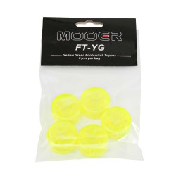 Mooer Candy Footswitch Topper, yellow/green, 5 pcs. pogas Mooer Candy Footswitch Topper, yellow/green, 5 pcs. pogas