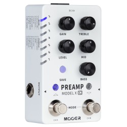 Mooer Preamp Model X2 - Dual-Channel Digital Preamp pedālis Mooer Preamp Model X2 - Dual-Channel Digital Preamp pedālis